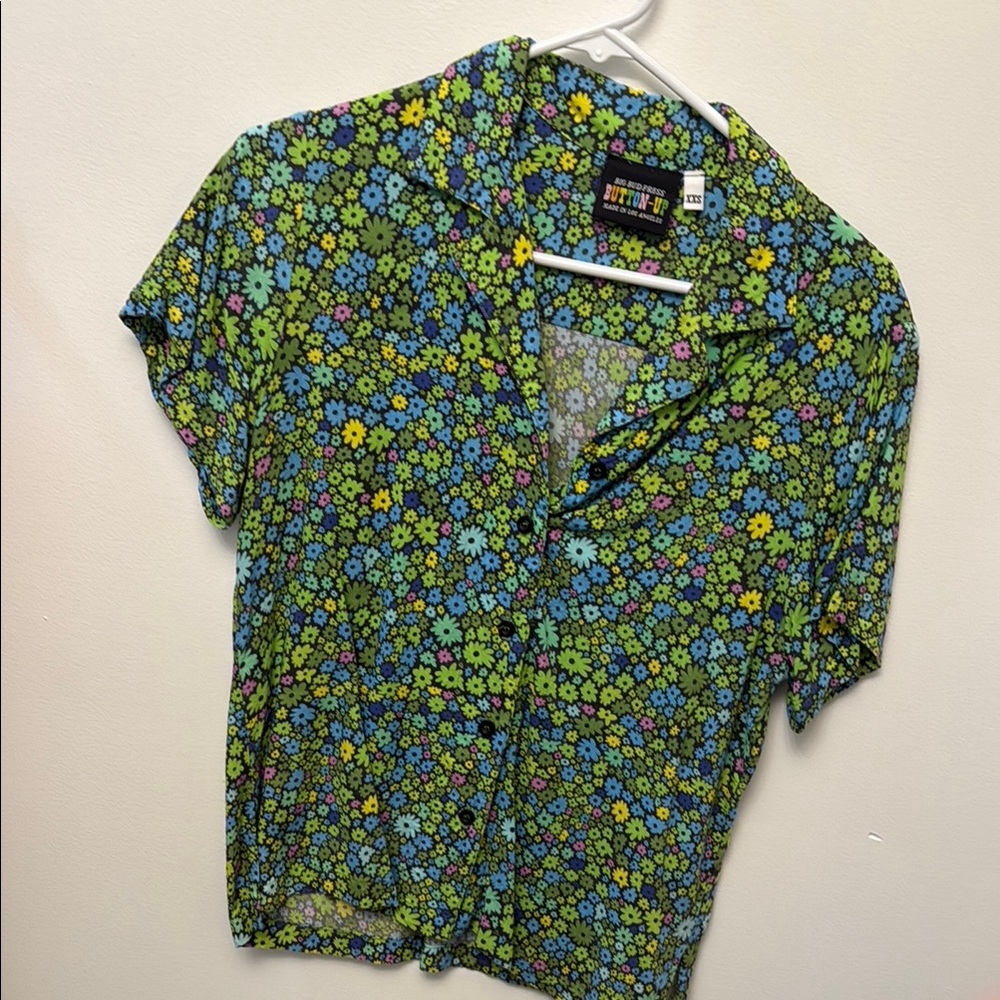 Big Bud Press Floral button up XXS